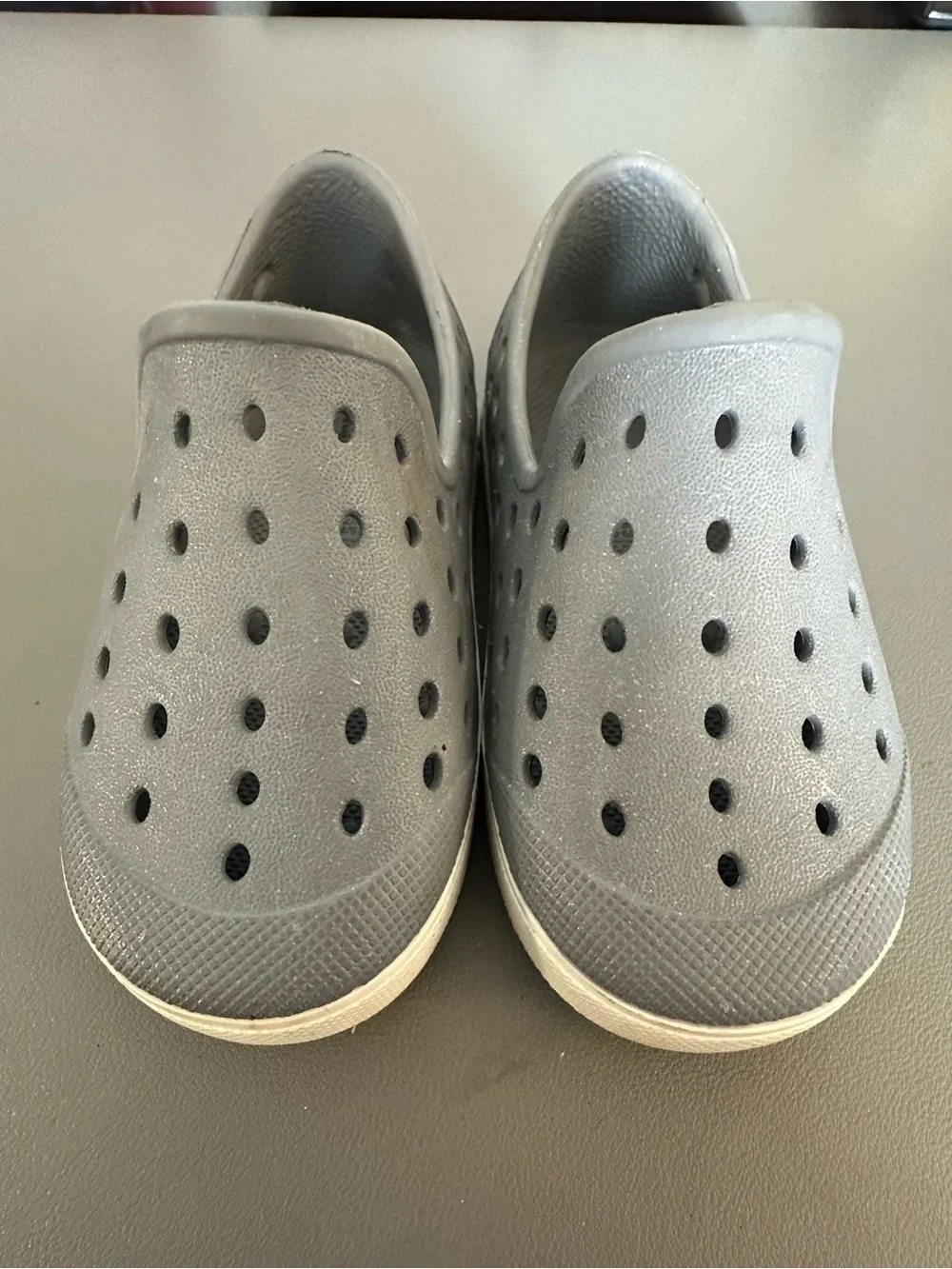 Kids Old Navy Casual Slip-On Clog in Gray